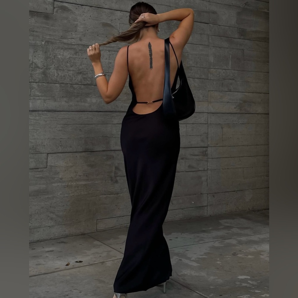 NWT Rumored Black Mirielle Dress size Large